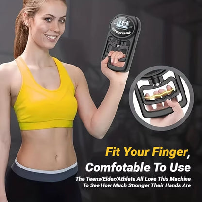 180Kg/396Lb Grip Strength Meter for Men and Women Tester Digital Hand Dynamometer Training USB LCD Screen Strength Training