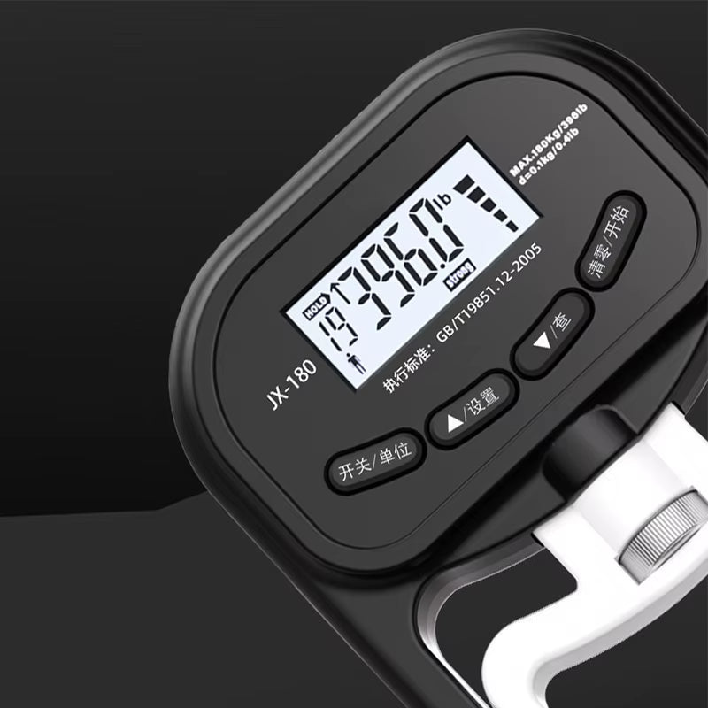 180Kg/396Lb Grip Strength Meter for Men and Women Tester Digital Hand Dynamometer Training USB LCD Screen Strength Training